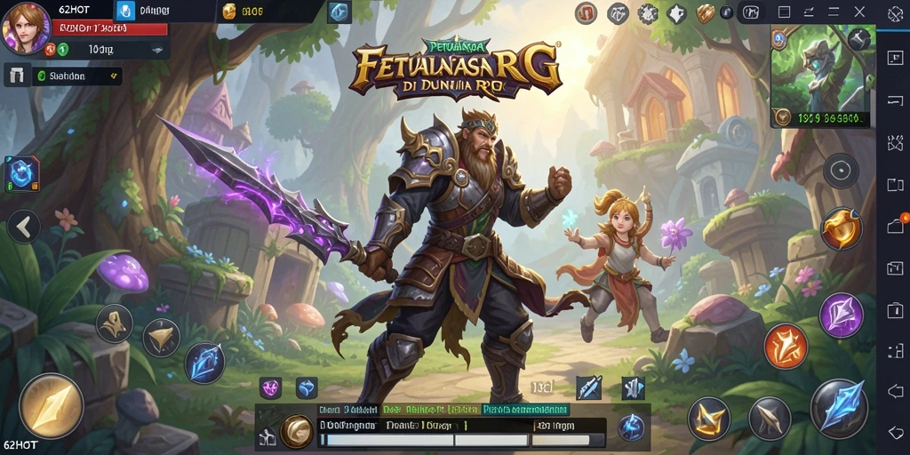 Gameplay seru dalam dunia fantasi RPG.