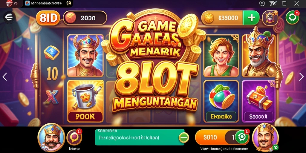 Tampilan gameplay Slot yang seru dan mengasyikkan di 8ID.
