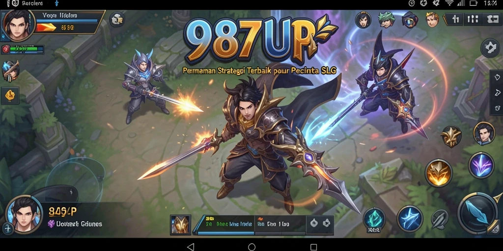 Tampilan gameplay menarik dari 987UP yang seru dan kompetitif.