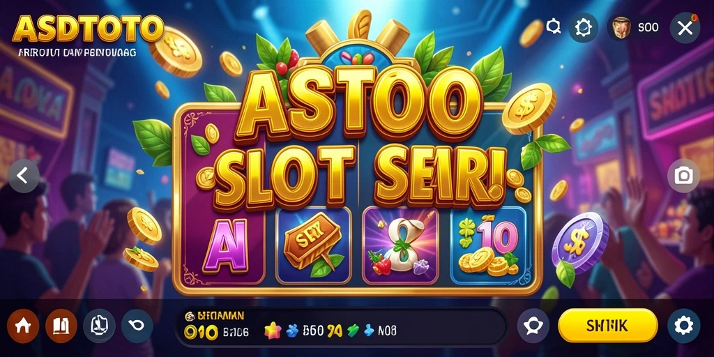 Tampilan gameplay Slot ASDTOTO yang menarik dan penuh warna.