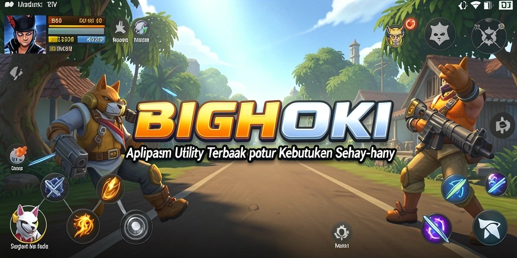 Tampilan aplikasi BIGHOKI yang modern dan fungsional.