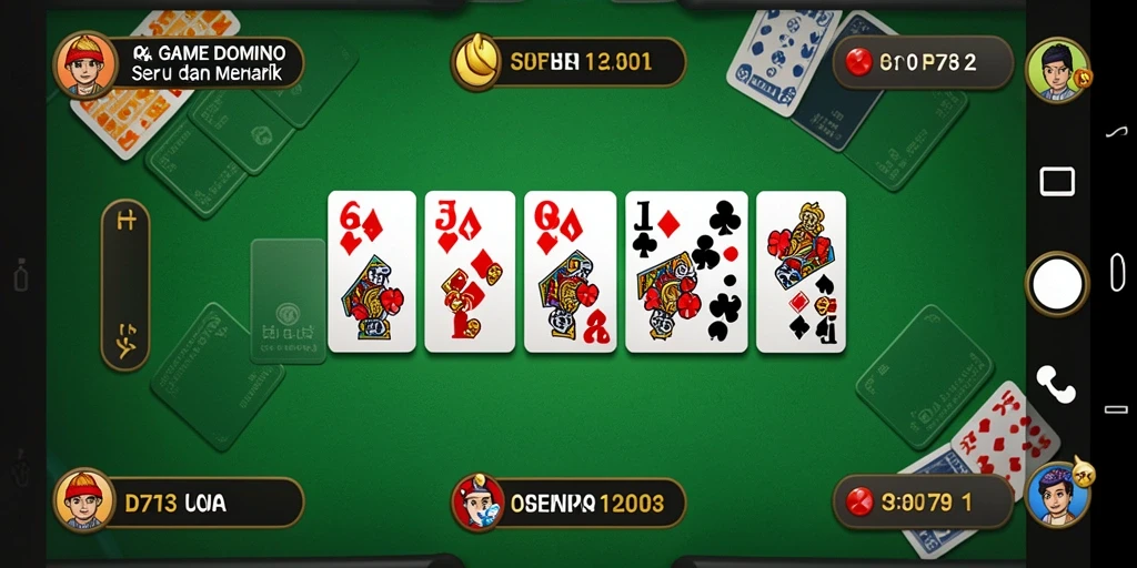 Tampilan gameplay seru dari D73 dengan pemain yang berkompetisi.
