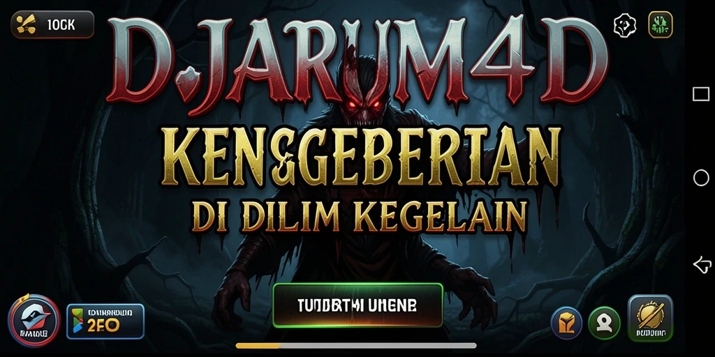 Tangkapan layar menampilkan adegan mencekam dari gameplay DJARUM4D.