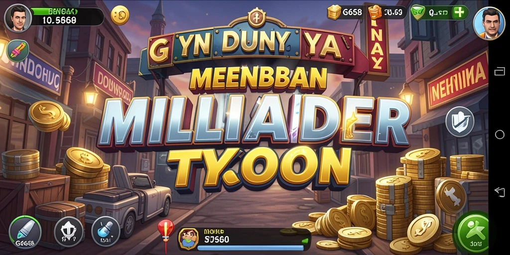 Tampilan gameplay G668 yang menarik dan interaktif dalam membangun strategi Tycoon.