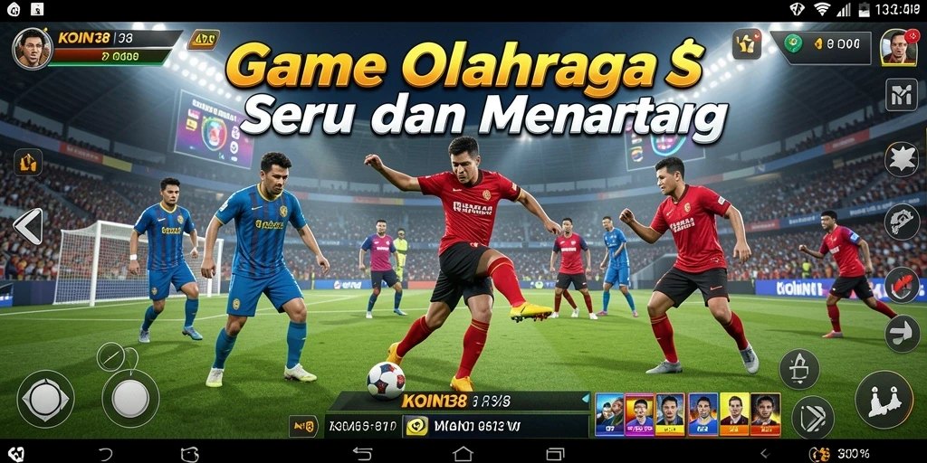 Gameplay KOIN138 yang menarik dengan aksi olahraga yang seru.