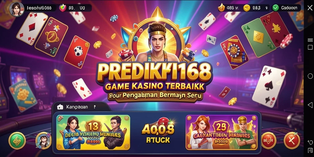Tampilan menarik dari permainan Kasino yang seru di PREDIKSI168.