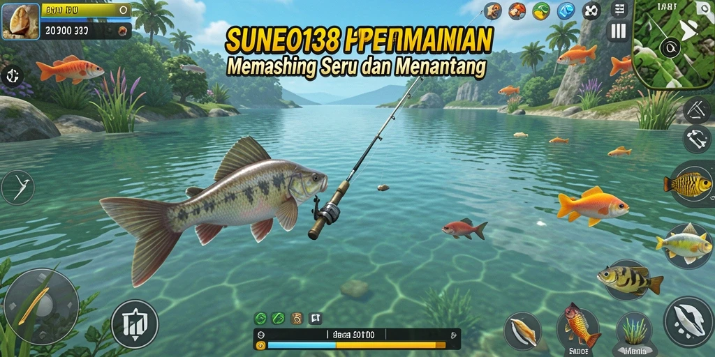 Tampilan gameplay SUNEO138 yang menarik dan penuh aksi memancing.
