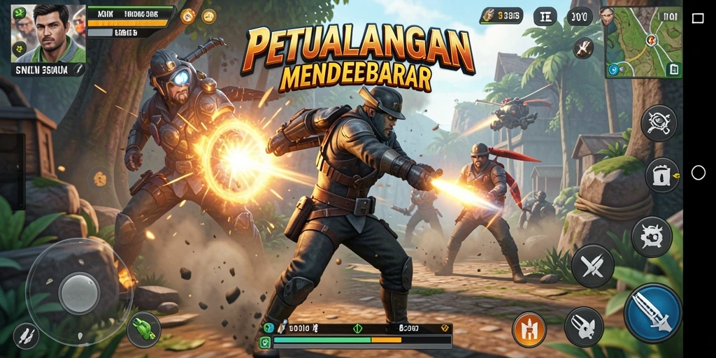 Tampilan gameplay T6 dengan aksi mendebarkan di setiap level.