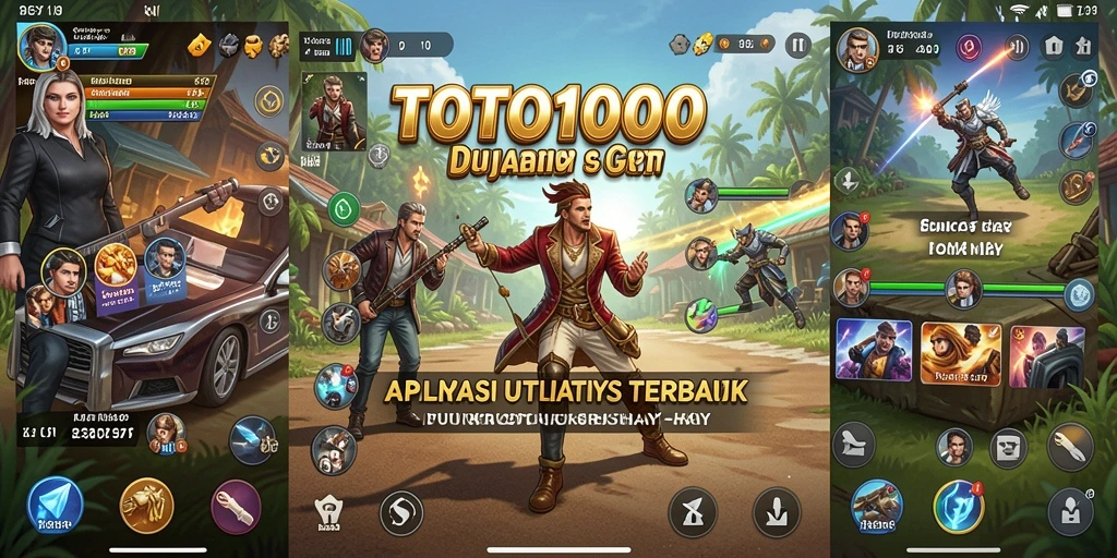Tampilan antarmuka pengguna TOTO1000 yang sederhana dan mudah digunakan.