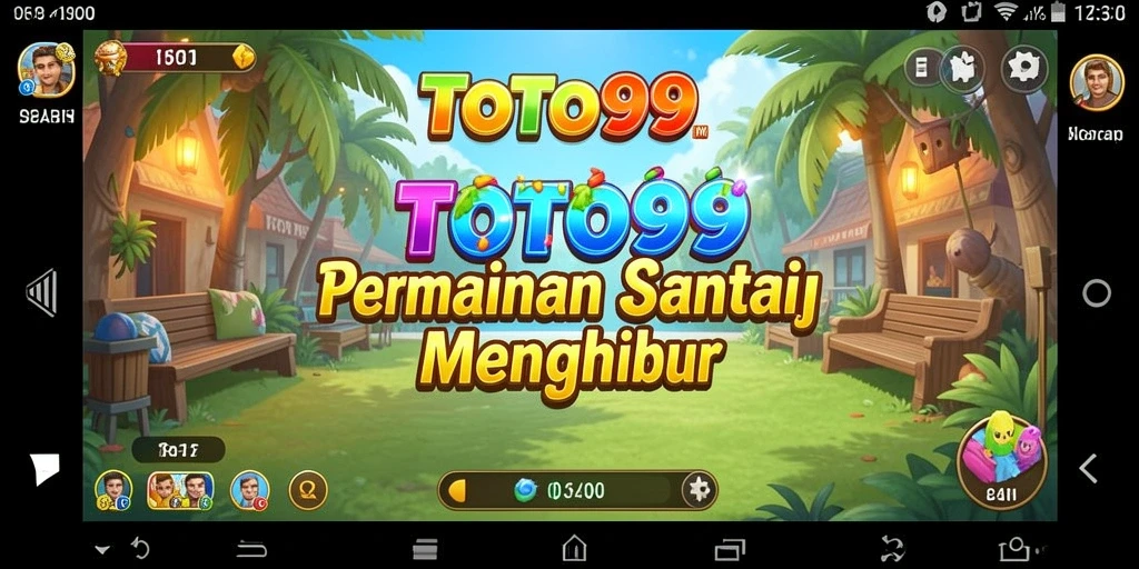 Tampilan gameplay TOTO99 yang ceria dan menghibur.